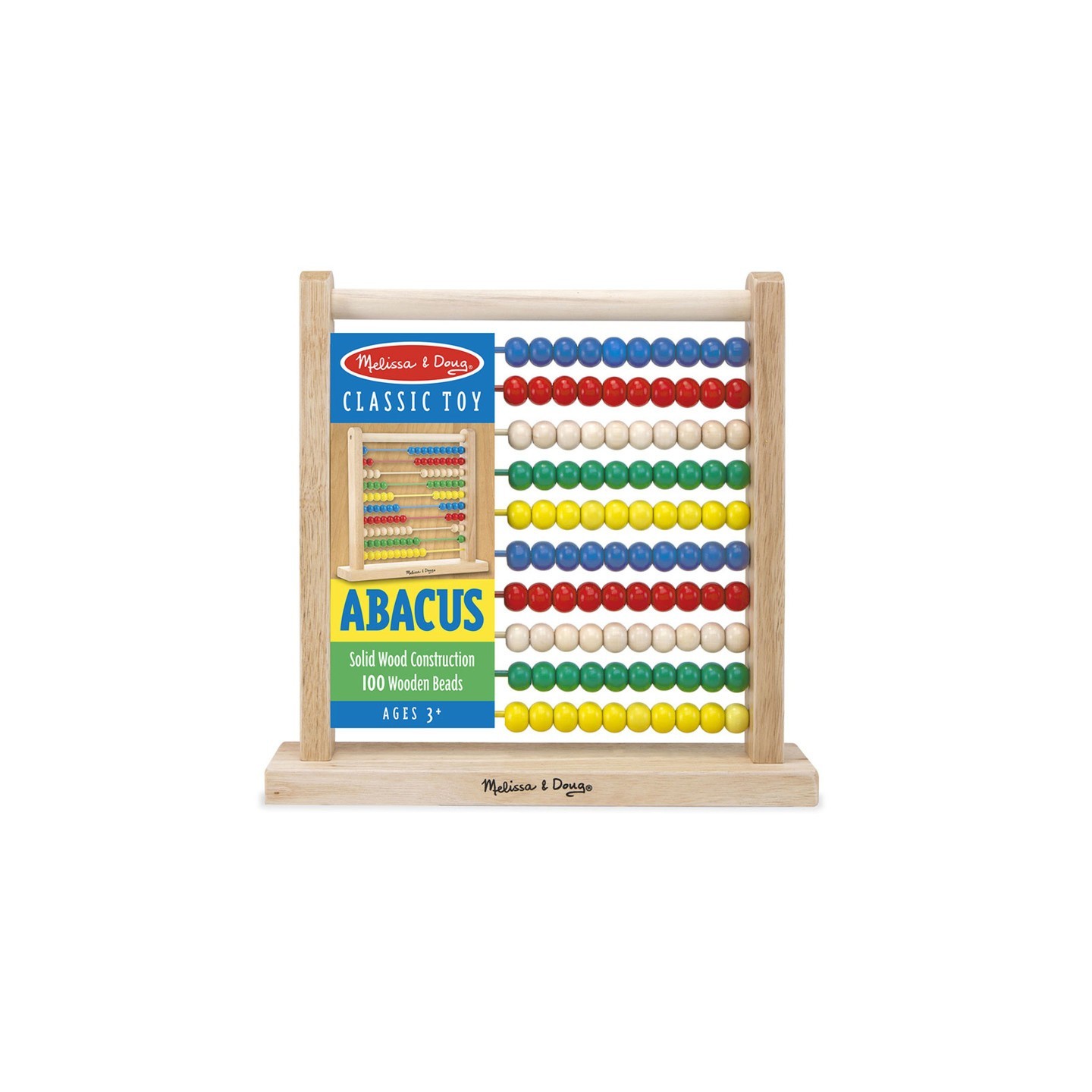 Melissa & Doug Abacus Classic Wooden Toy