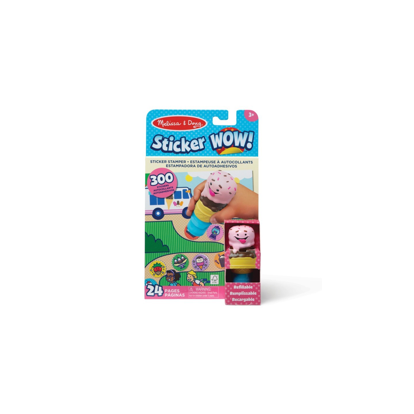 Melissa & Doug Sticker WOW! Activity Pad Set - Ice Cream