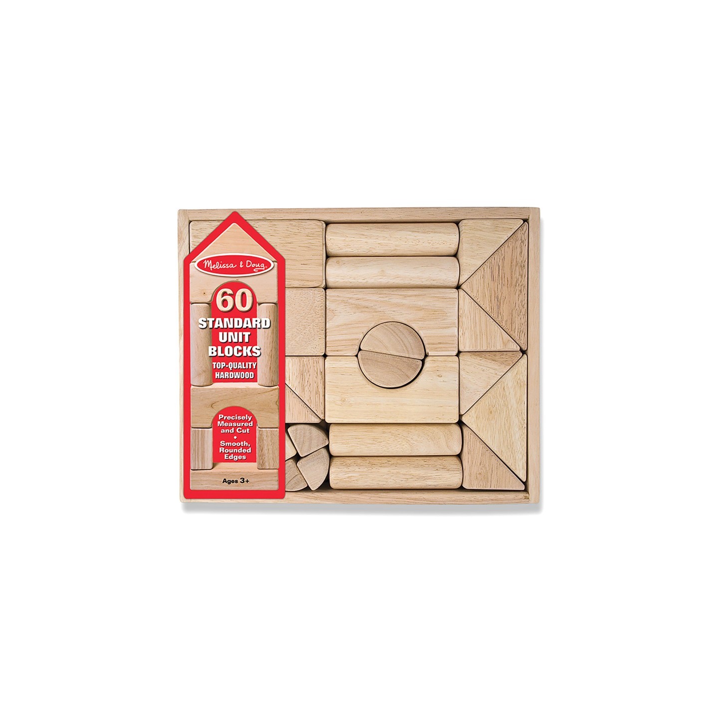 Melissa & Doug Standard Unit Blocks, Set of 60
