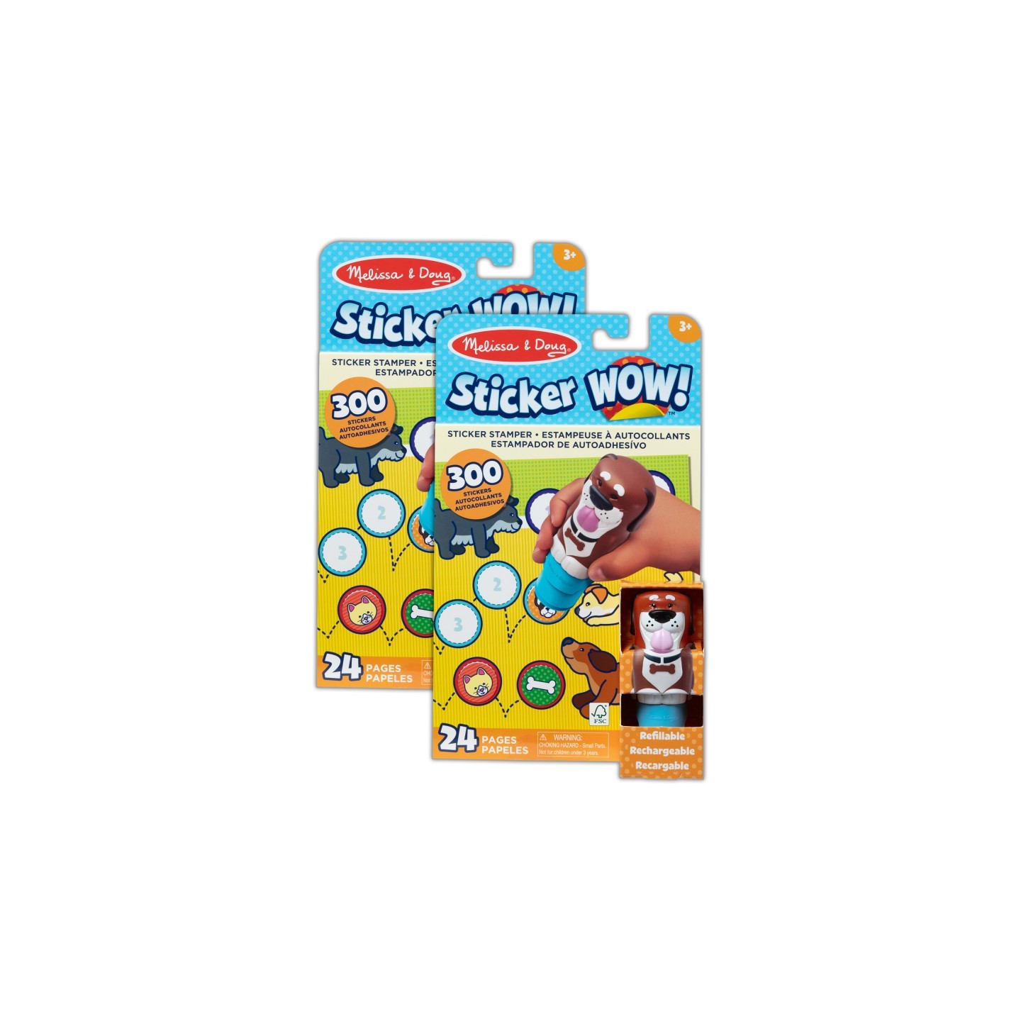 Melissa & Doug Sticker WOW! Activity Pad Set - Dog, 2 Sets