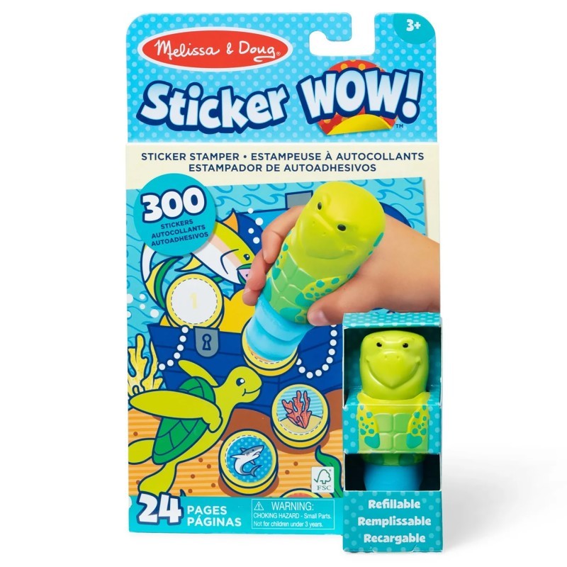 Melissa & Doug Sticker WOW! Activity Pad Set - Turtle