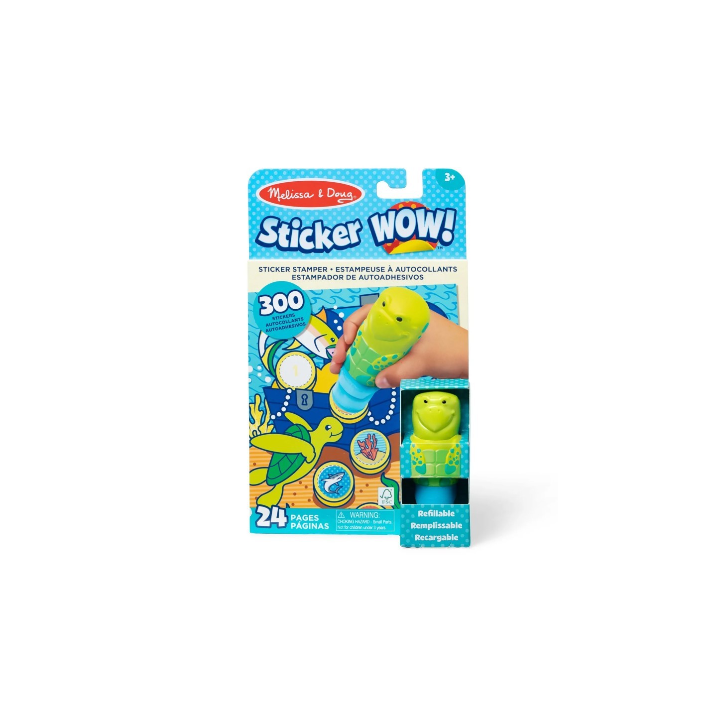 Melissa & Doug Sticker WOW! Activity Pad Set - Turtle
