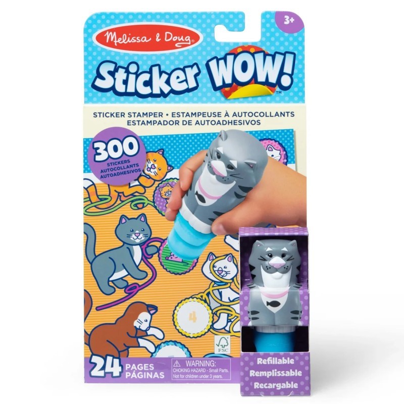 Melissa & Doug Sticker WOW! Activity Pad Set - Cat