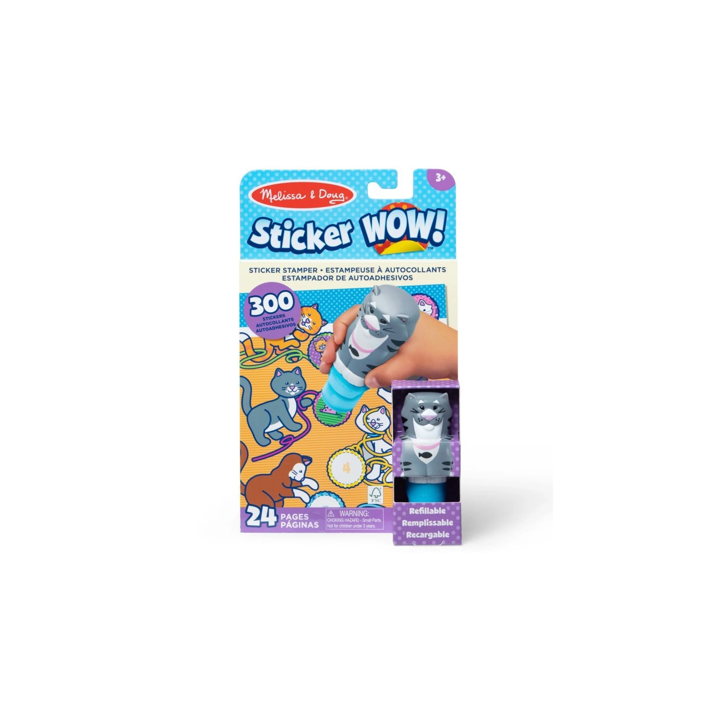 Melissa & Doug Sticker WOW! Activity Pad Set - Cat