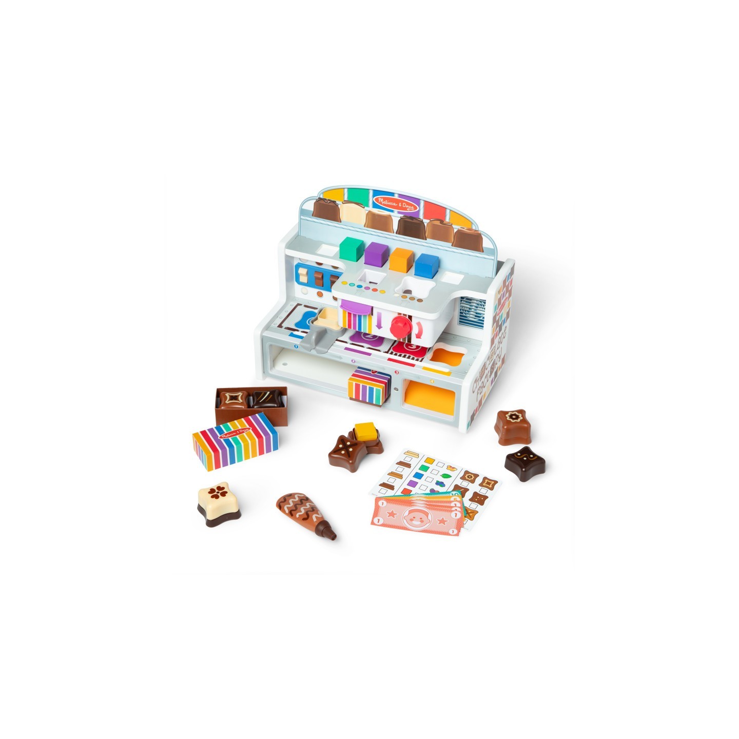Melissa & Doug Wooden Chocolate Factory Play Set