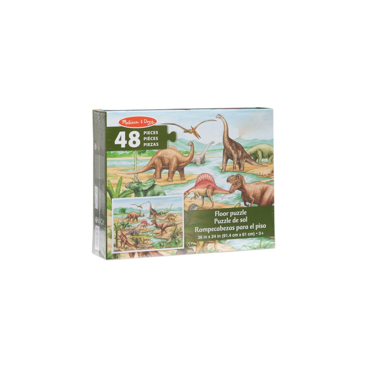 Melissa & Doug Dinosaurs Floor Puzzle - 48 Pieces