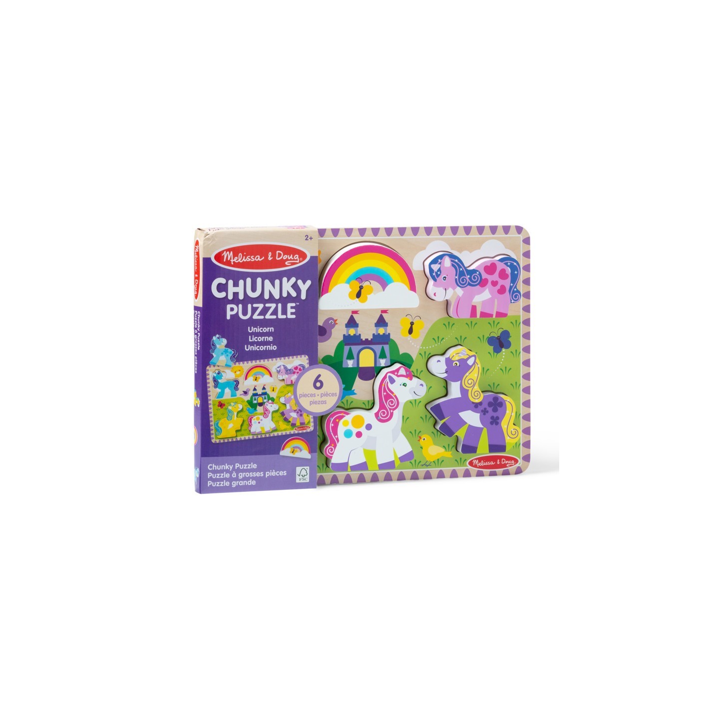 Melissa & Doug Unicorn Chunky Puzzle