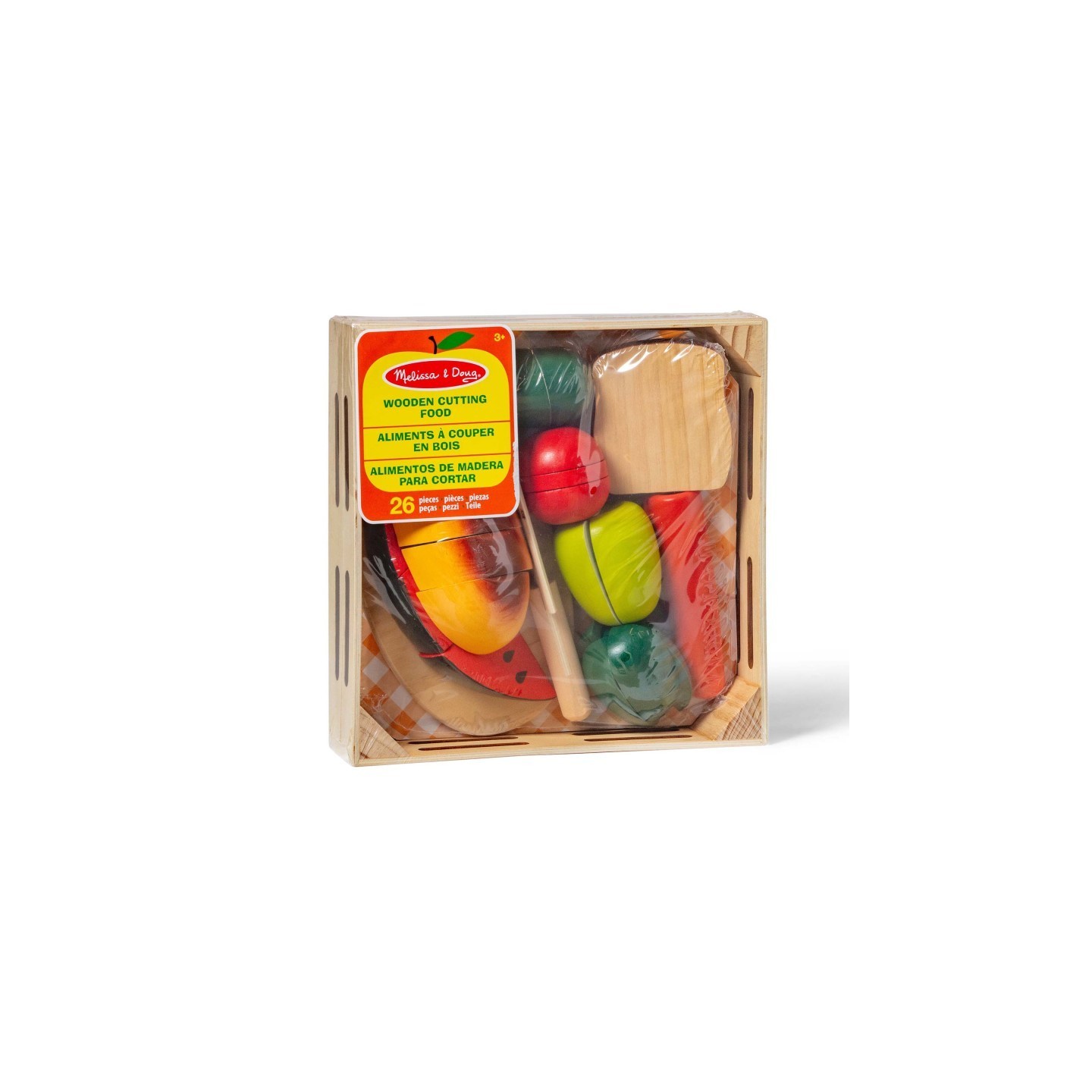 Melissa & Doug Cutting Food - Wooden Play Food