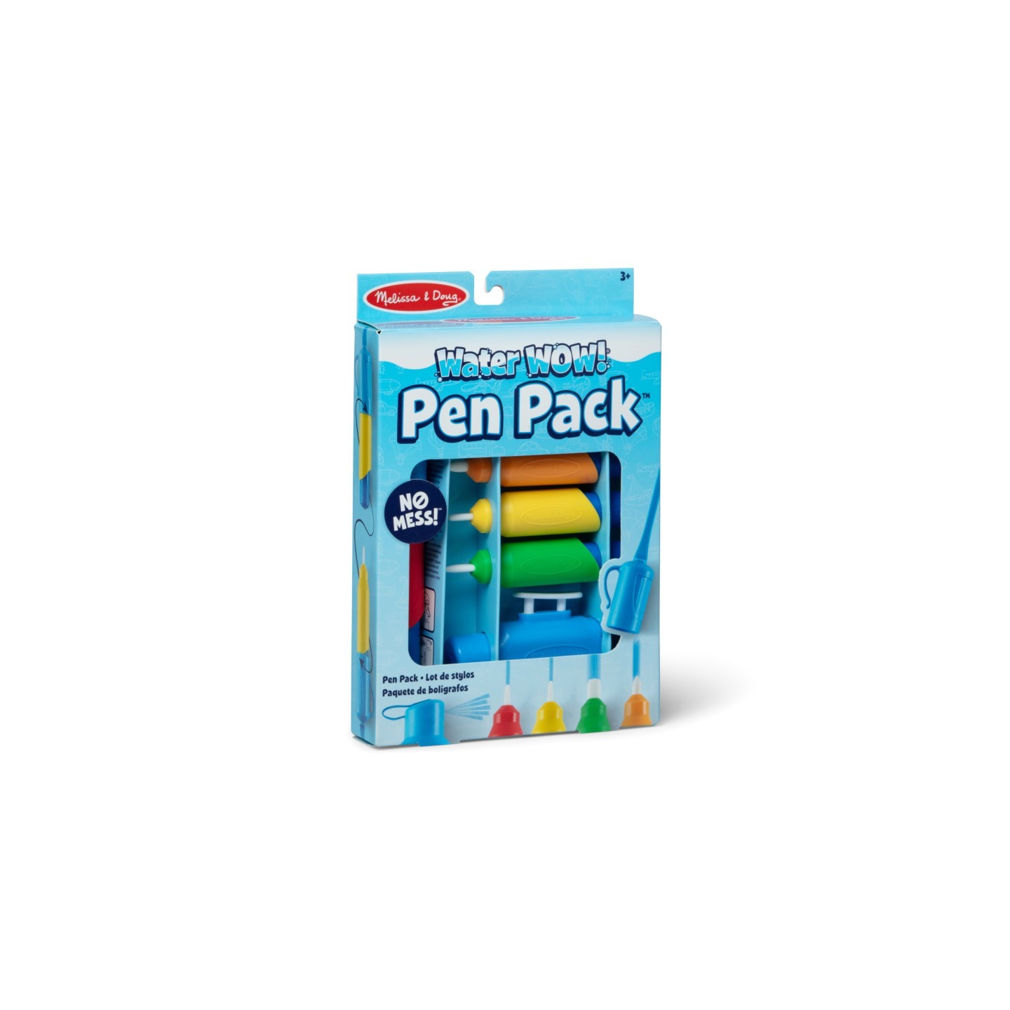 Melissa & Doug Water WOW! Pen Pack, 4 Water Pens, Sprayer, Tether Cap