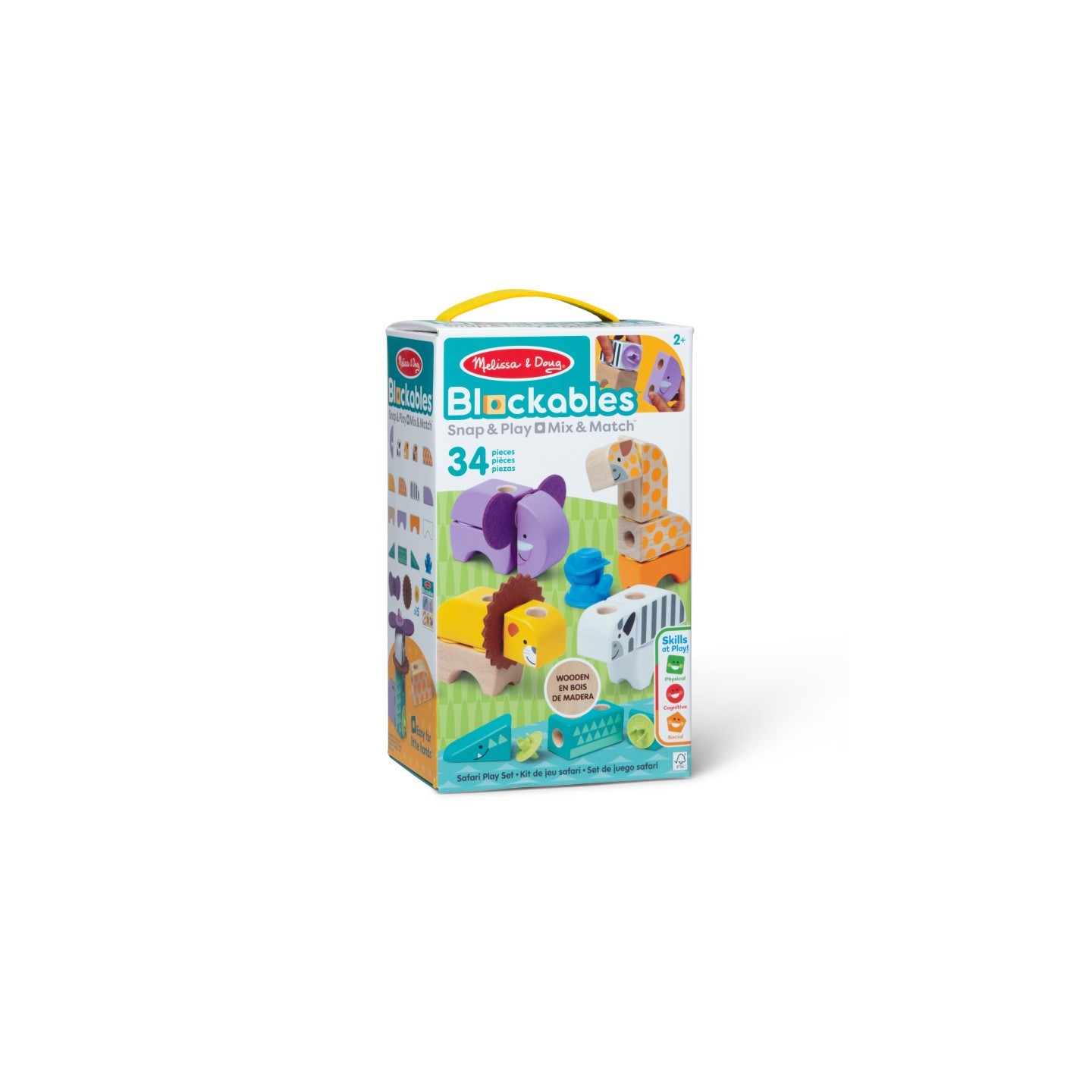 Melissa & Doug Blockables™ Safari Play Set
