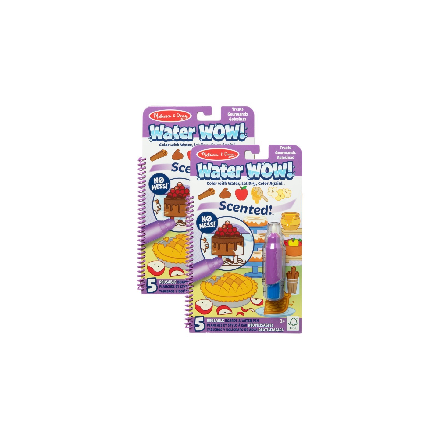 Melissa & Doug Water WOW! Treat Scented Pad, Pack of 2