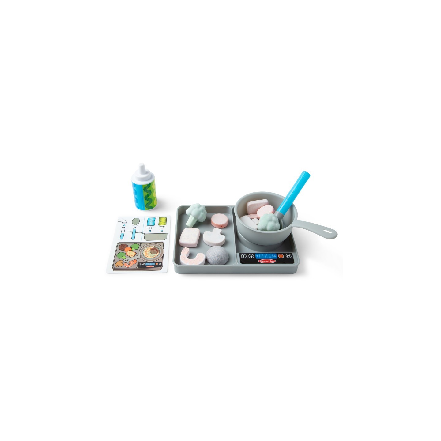 Melissa & Doug Simmer & Stir Stovetop Play Set with Water WOW! Color Reveal
