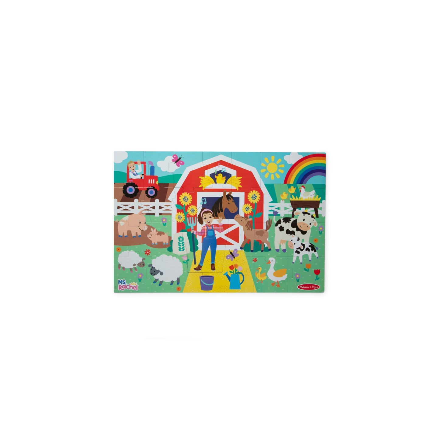 Melissa & Doug Ms. Rachel Floor Puzzle - Farm