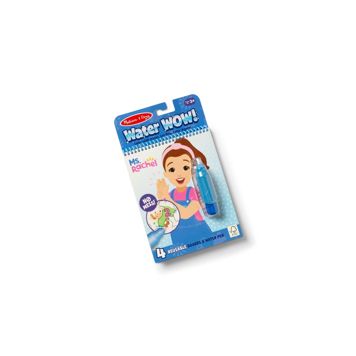 Melissa & Doug Ms. Rachel™ Water WOW! Color-Reveal Pad – Find & Count