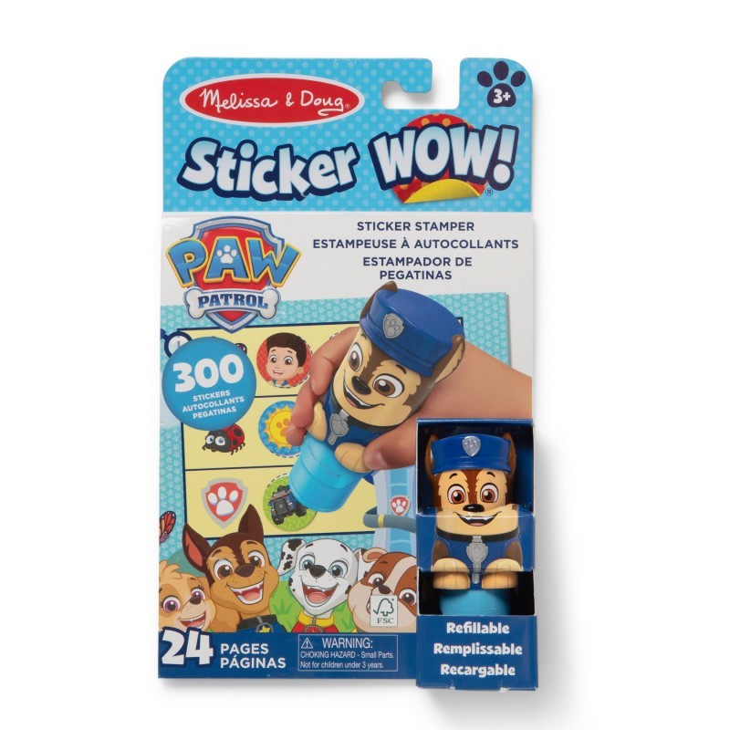 Melissa & Doug Sticker WOW! Activity Pad & Sticker Stamper - Chase