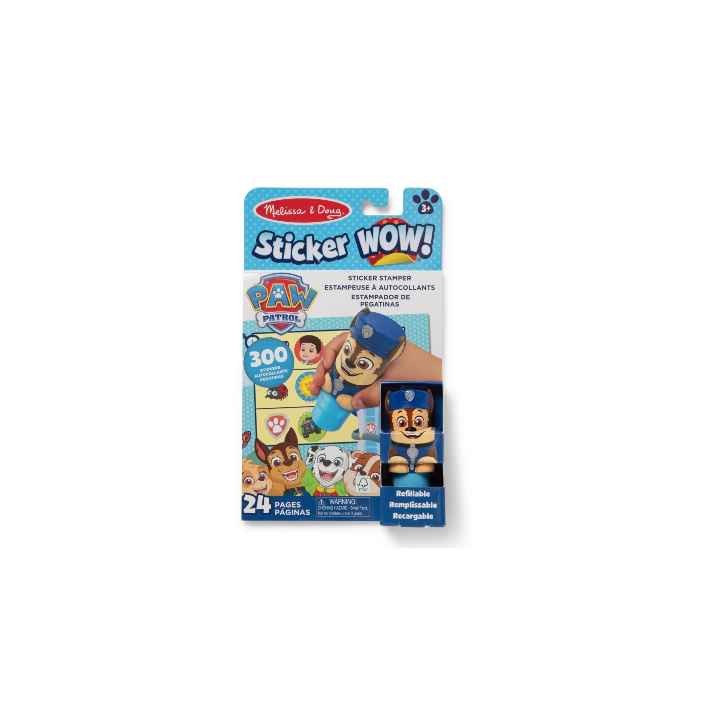 Melissa & Doug Sticker WOW! Activity Pad & Sticker Stamper - Chase