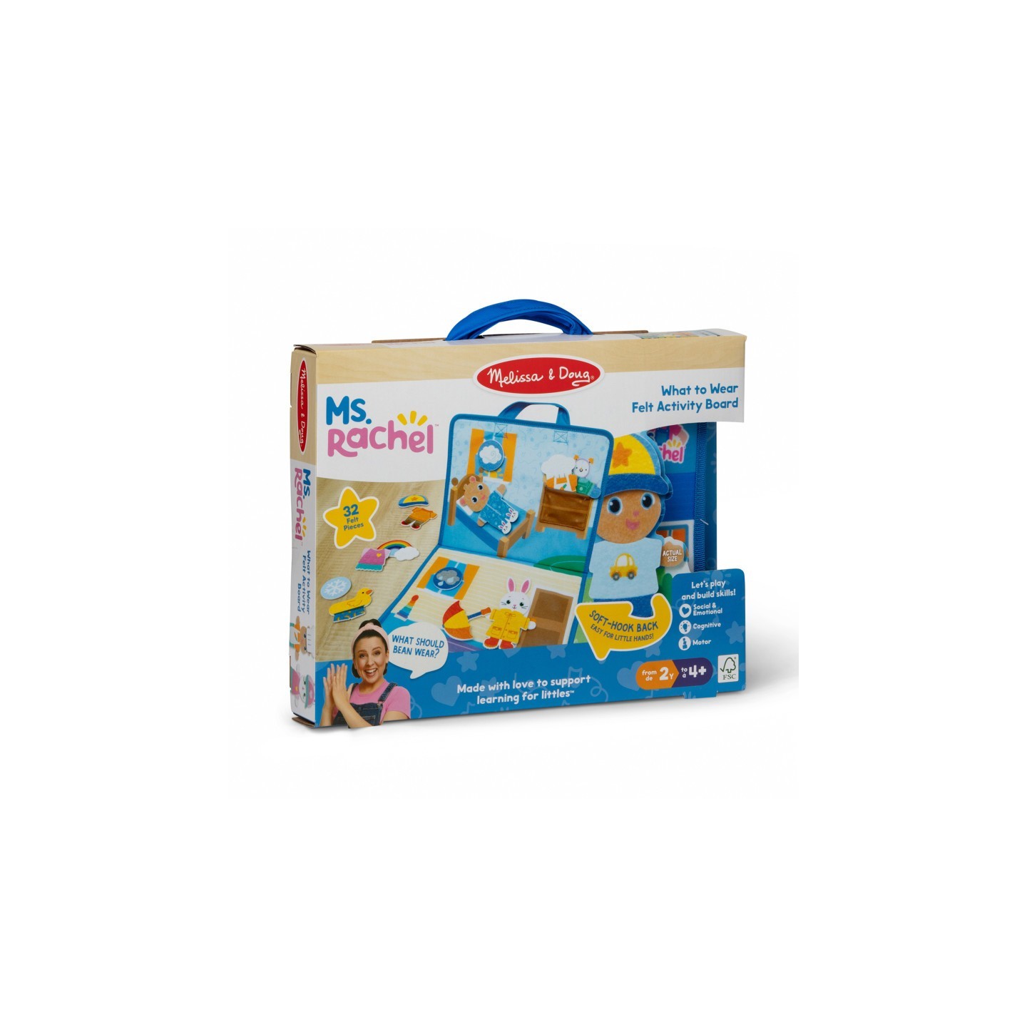 Melissa & Doug Ms. Rachel™ What to Wear Felt Activity Board