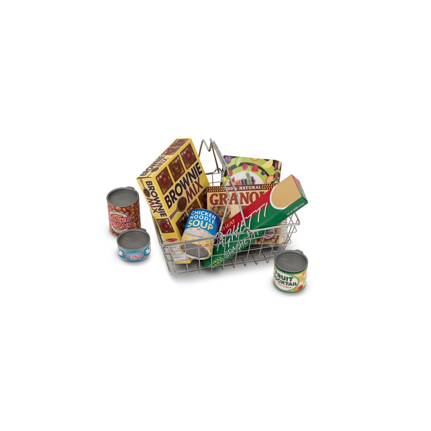 Melissa & Doug Let's Play House! Grocery Basket with Play Food