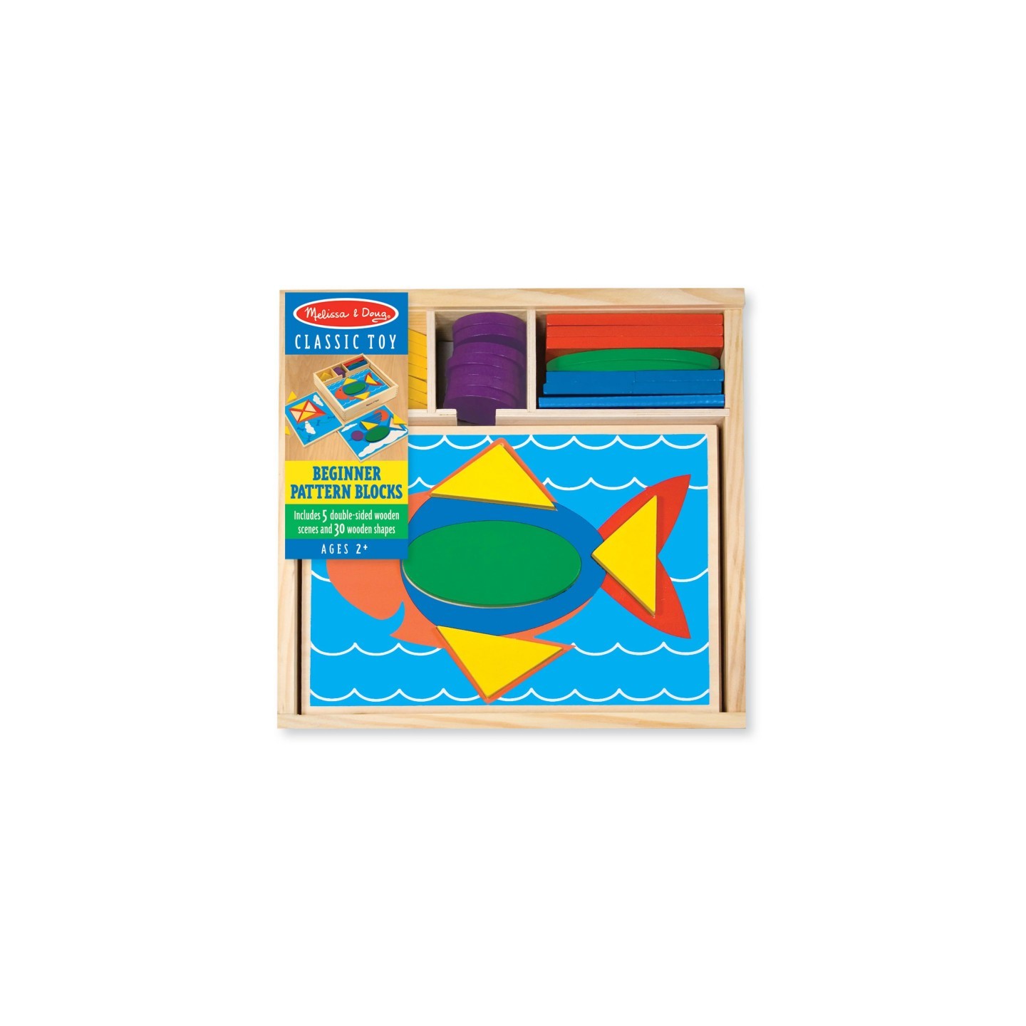 Melissa & Doug Beginner Pattern Blocks