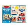 Melissa & Doug Vehicles Sound Puzzle, 8 Pieces