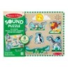 Melissa & Doug Zoo Animals Sound Puzzle, 8 Pieces