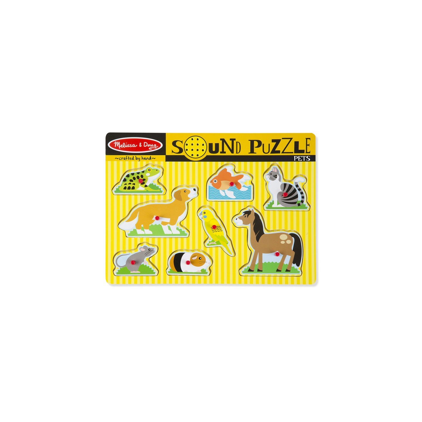 Melissa & Doug Pets Sound Puzzle, 8 Pieces