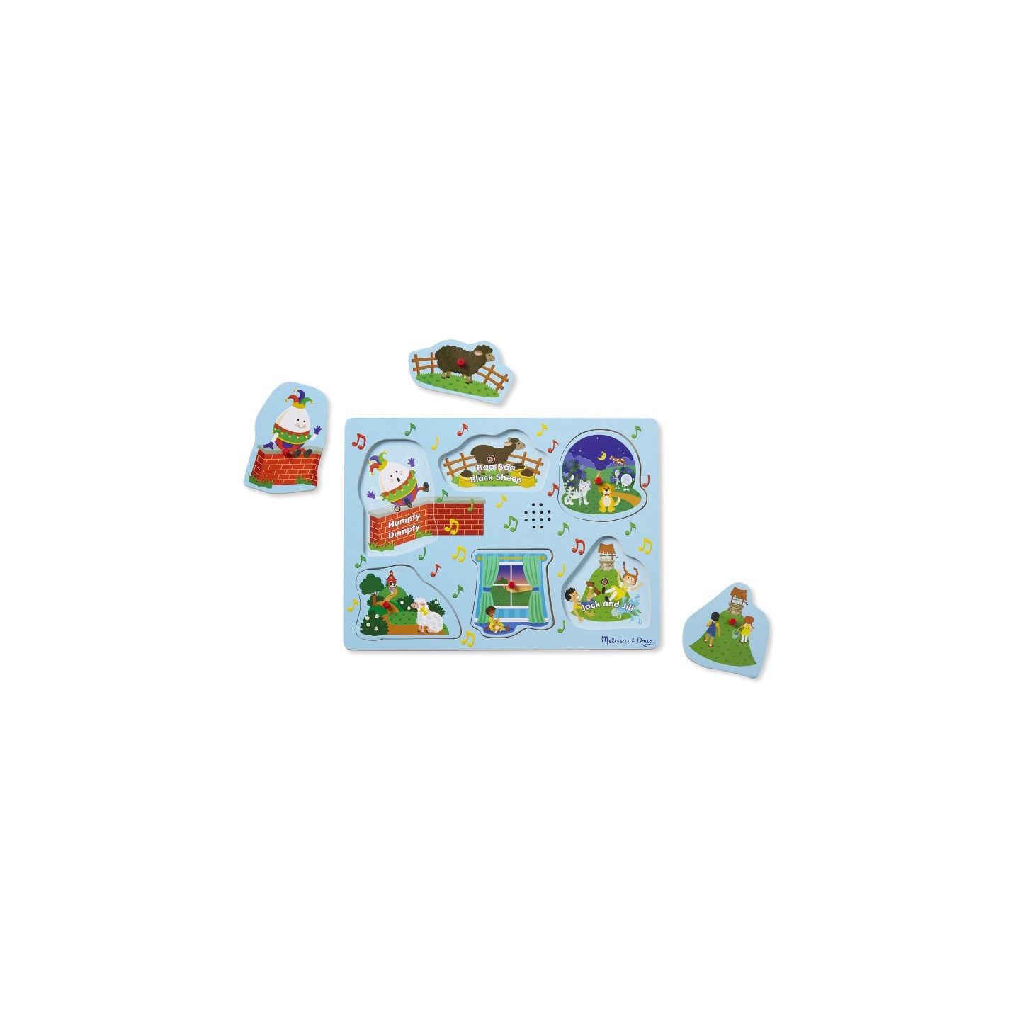Melissa & Doug Sing-Along Nursery Rhymes Sound Puzzle