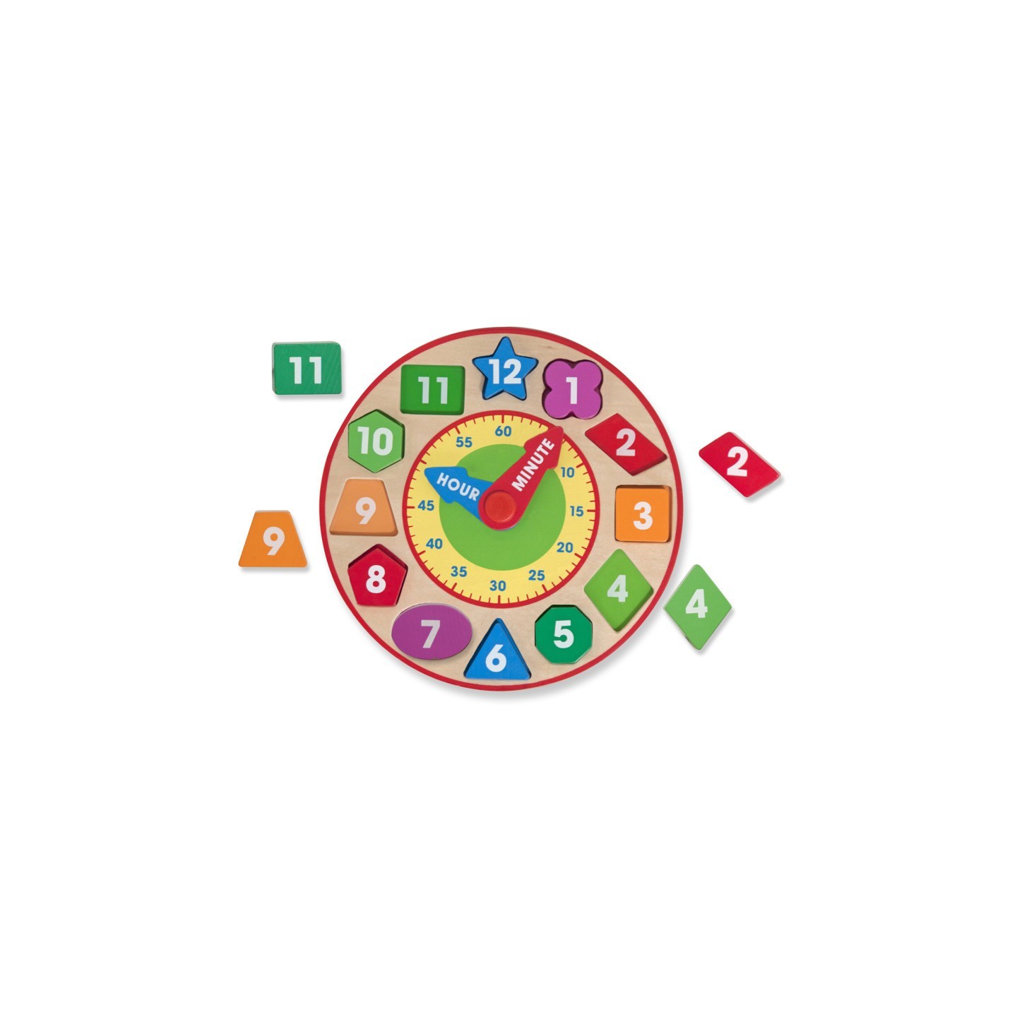 Melissa & Doug Shape Sorting Clock