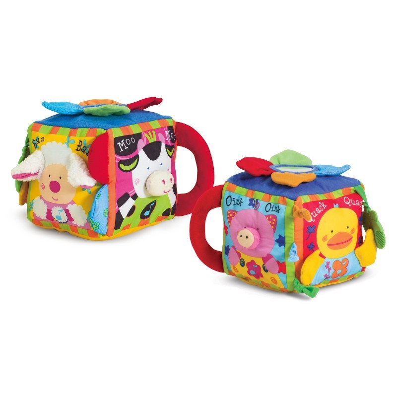 Melissa & Doug Musical Farmyard Cube Learning Toy