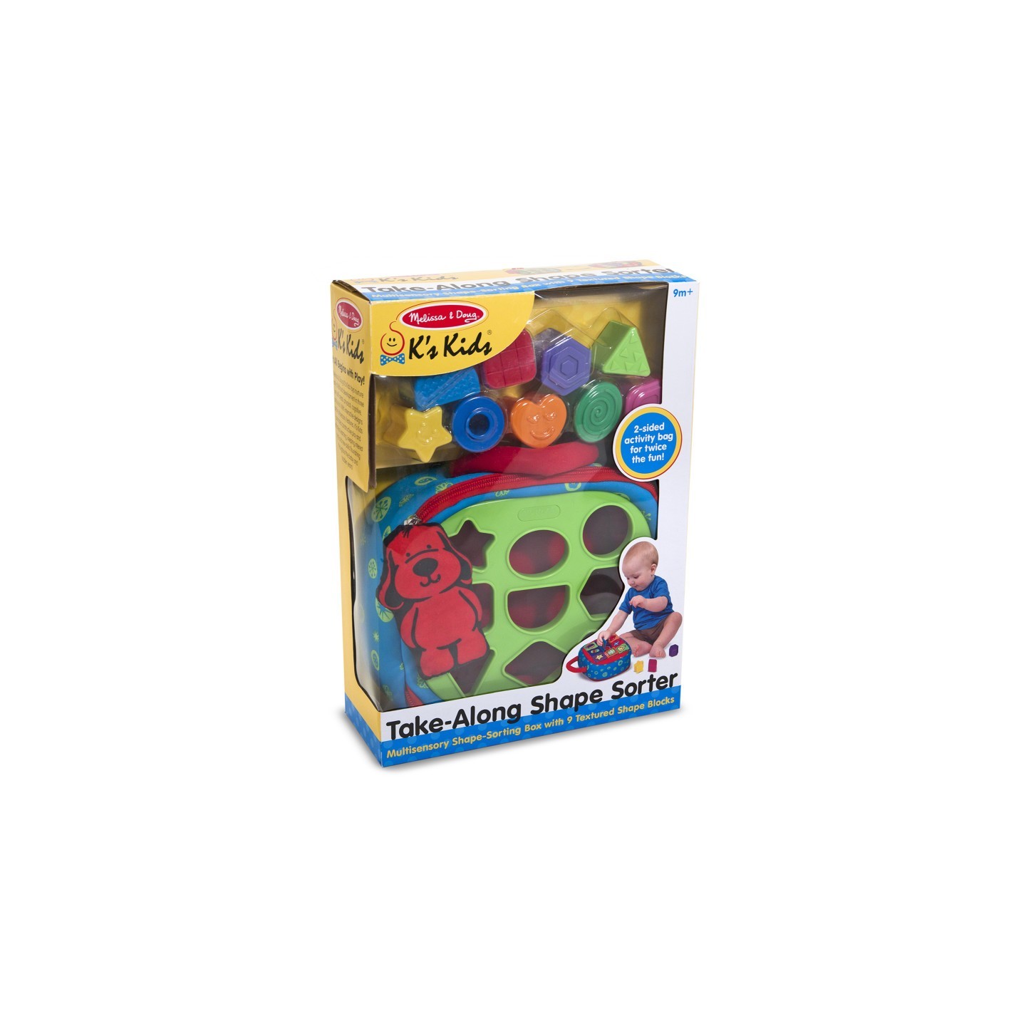 Melissa & Doug Take-Along Shape Sorter Baby and Toddler Toy