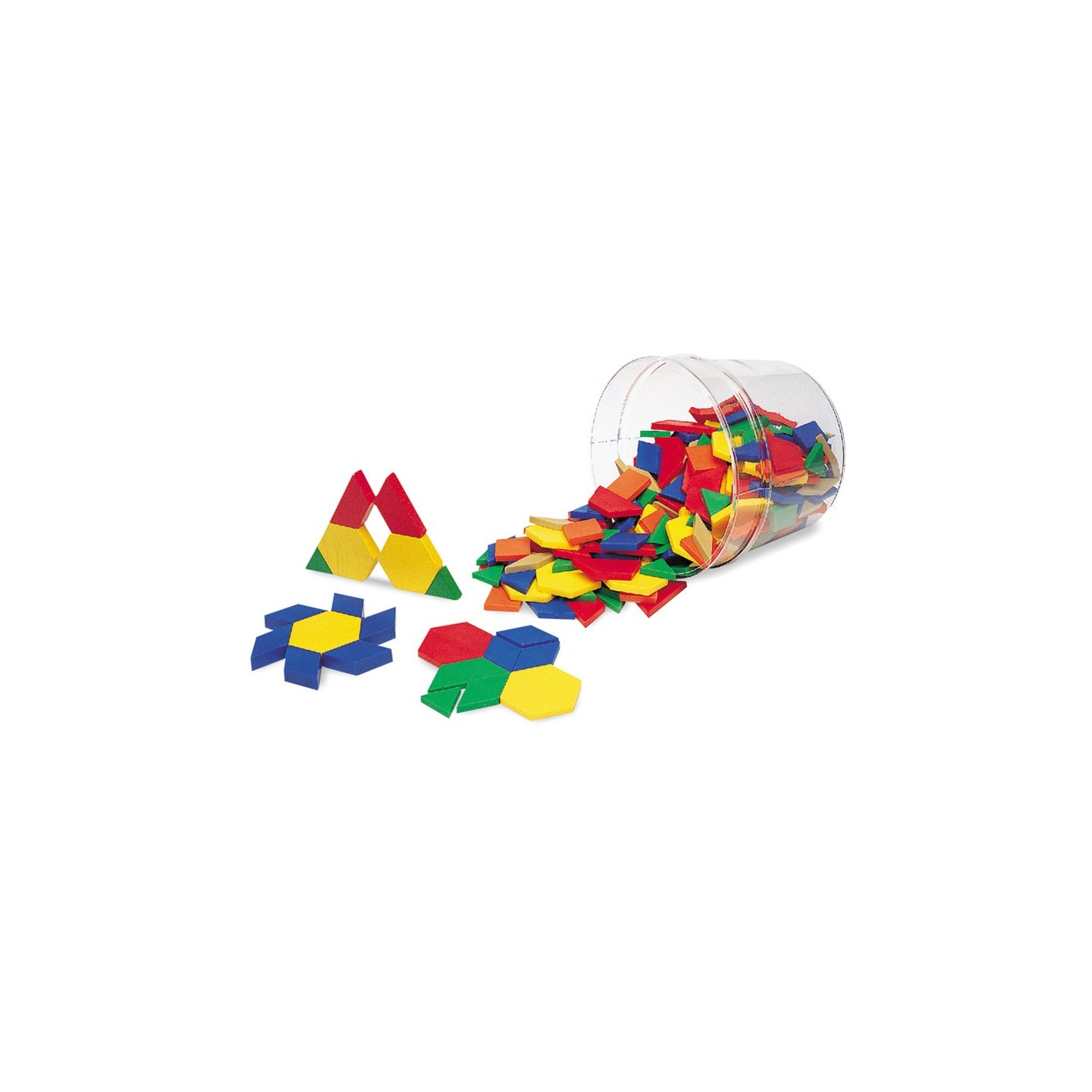 Learning Resources Plastic Pattern Blocks, .5 cm, Pack of 250