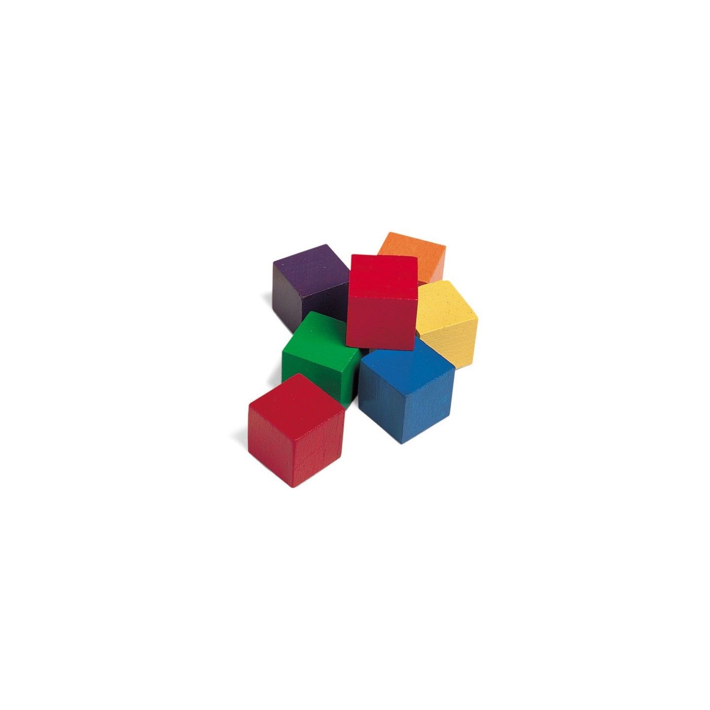 Learning Resources 1" Wooden Color Cube, Set of 102