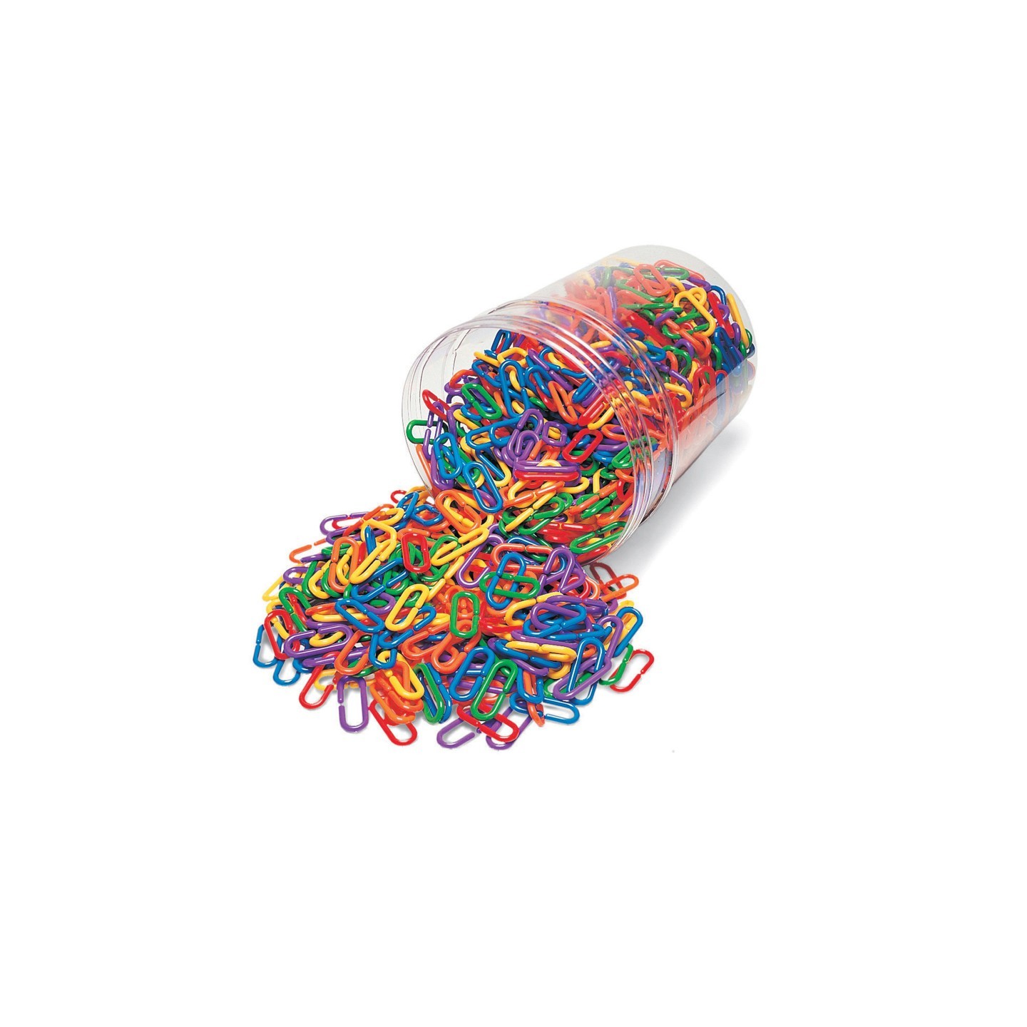 Learning Resources Link 'N' Learn® Rainbow Links in a Bucket, Set of 1000