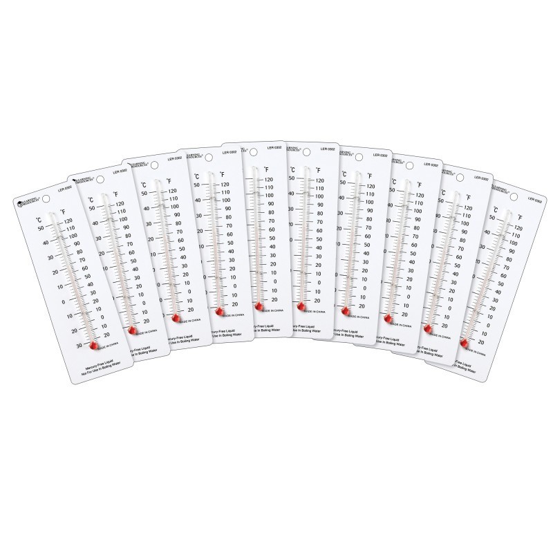 Learning Resources Student Thermometer, Pack of 10