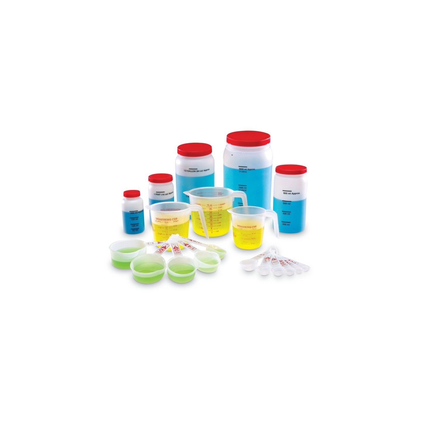 Learning Resources Classroom Liquid Measurement Set