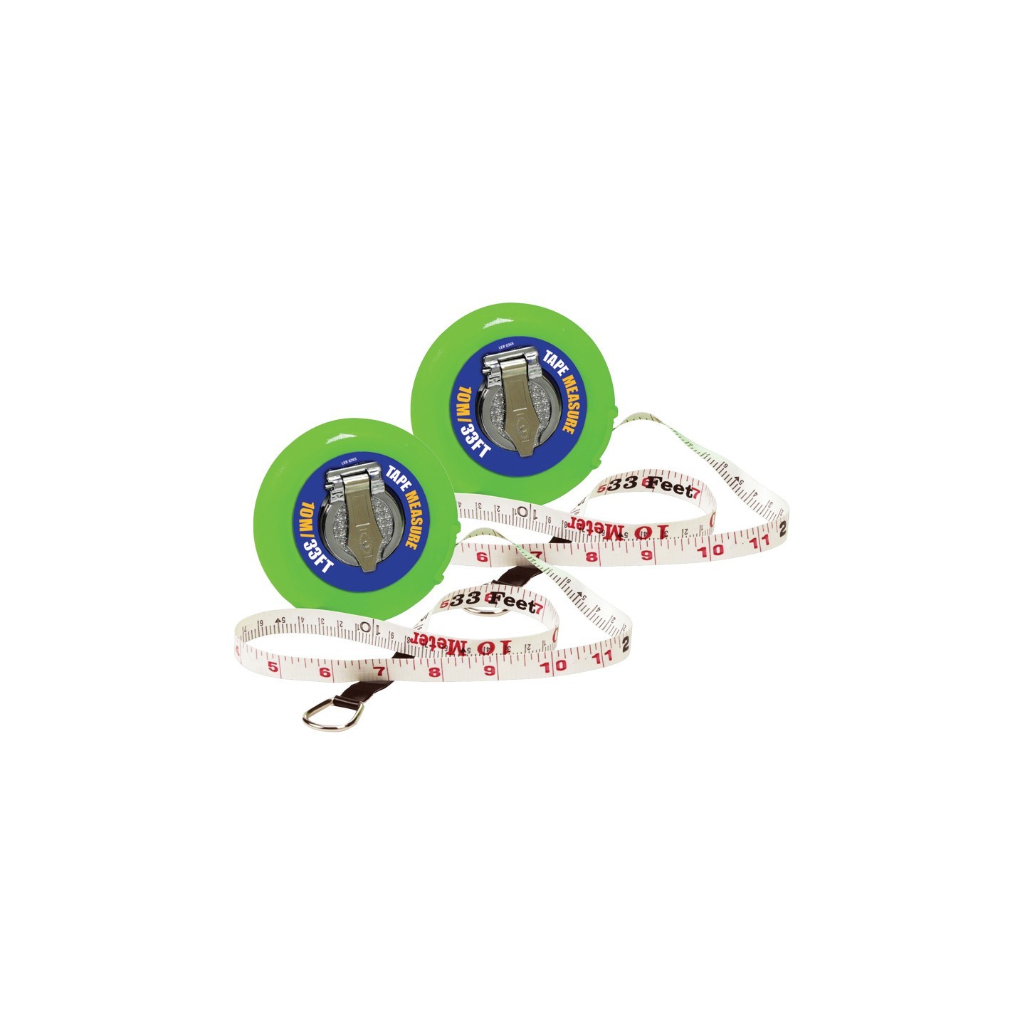 Learning Resources Wind-Up Tape Measure, 33 ft/10m, Pack of 2