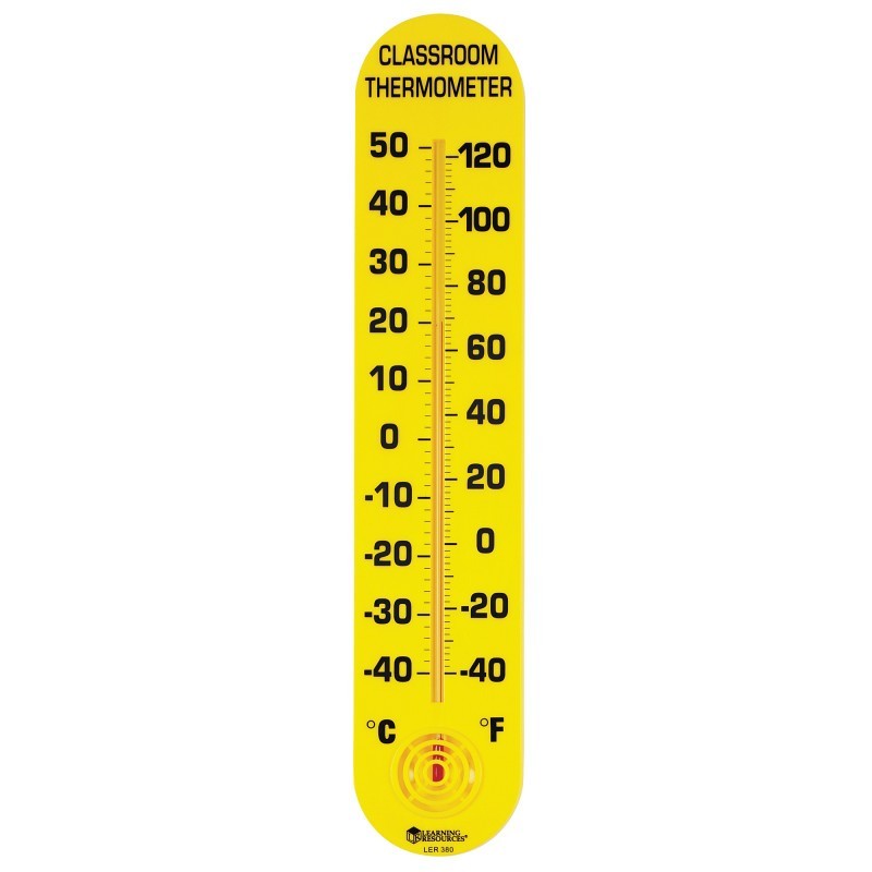 Learning Resources Classroom Thermometer 15"H