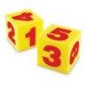 Learning Resources Giant Soft Numeral Cubes, Set of 2