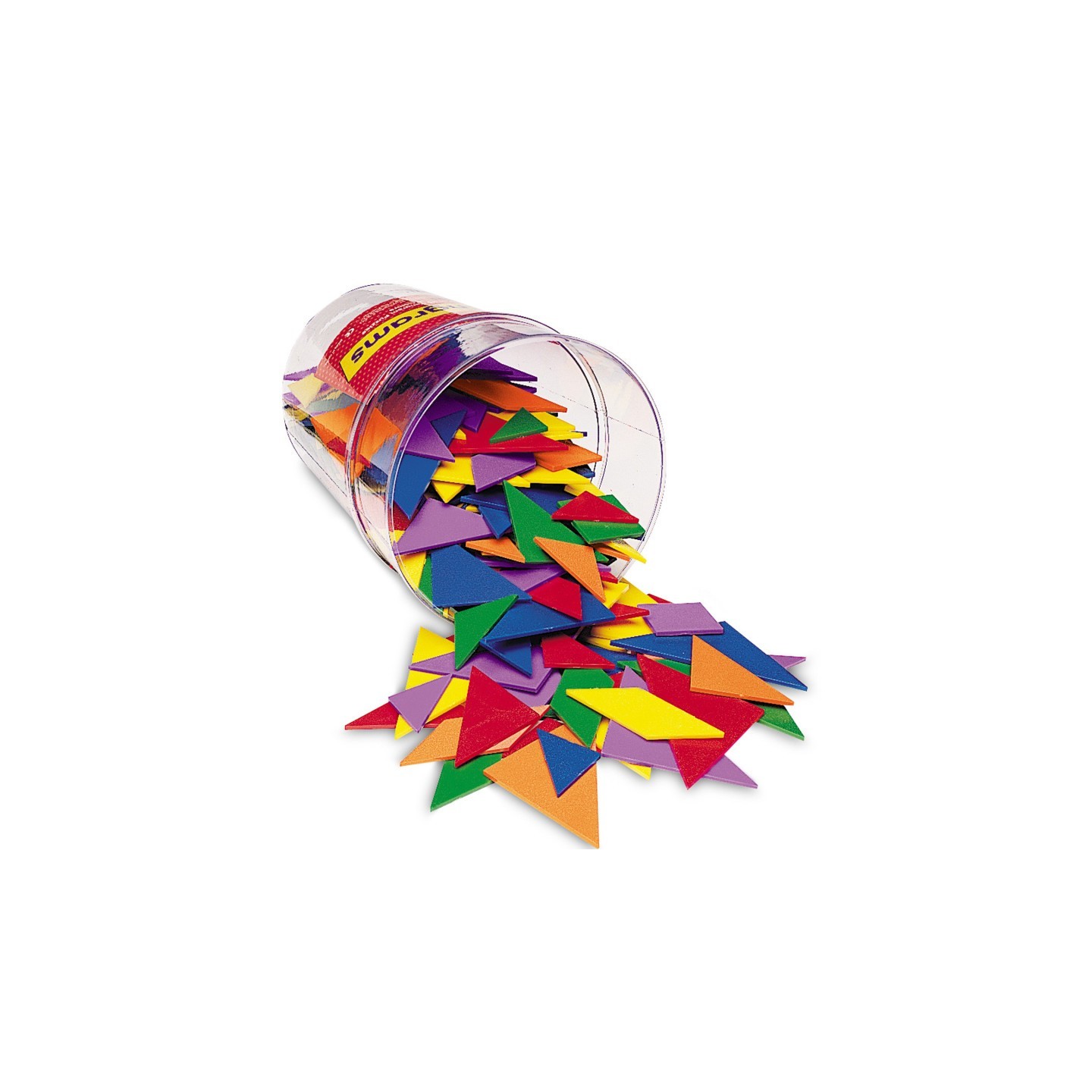Learning Resources Classpack Tangrams, 4 Colors, Pack of 30