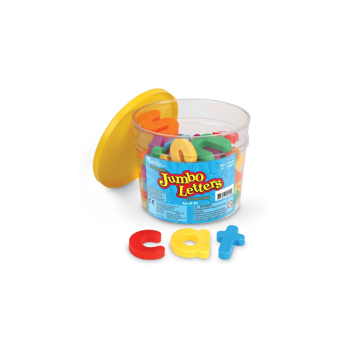 Learning Resources Jumbo Magnetic Letters and Numbers, Lowercase Letters