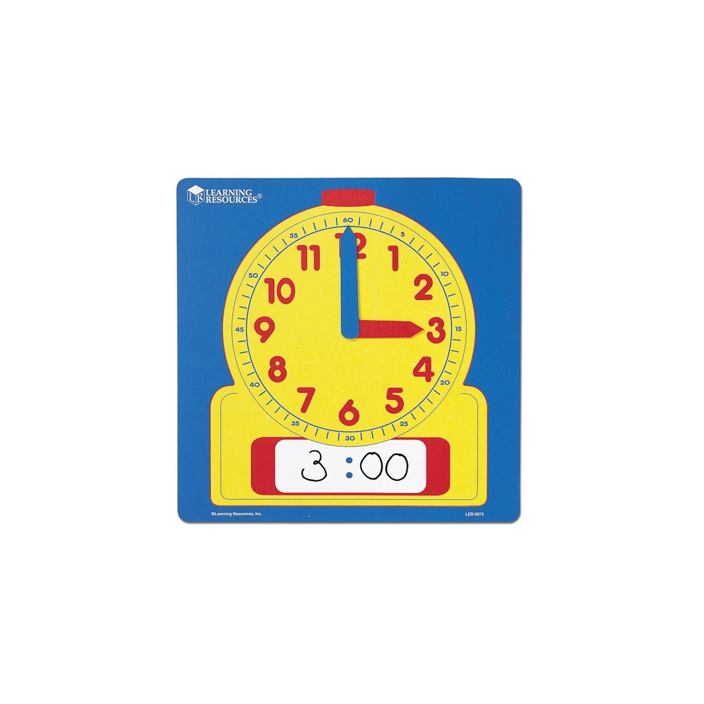 Learning Resources Write & Wipe Demonstration Clock