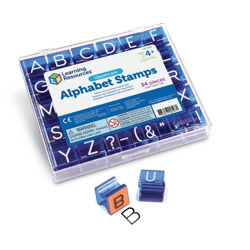 Learning Resources Uppercase Alphabet Stamp Set