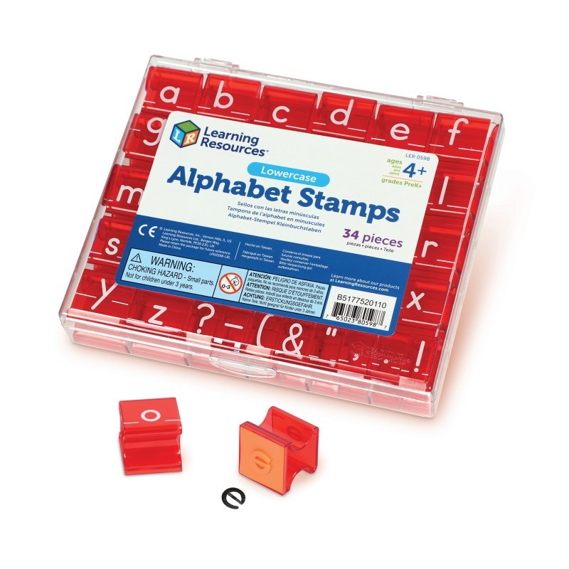 Learning Resources Lowercase Alphabet & Punctuation Stamps