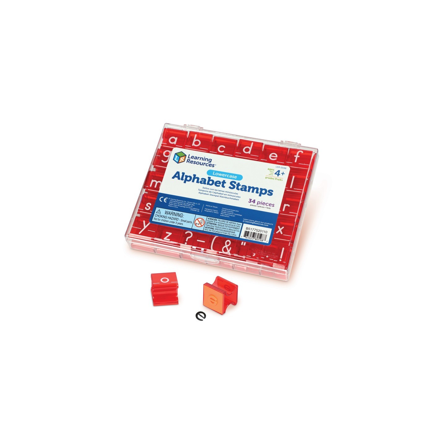 Learning Resources Lowercase Alphabet & Punctuation Stamps