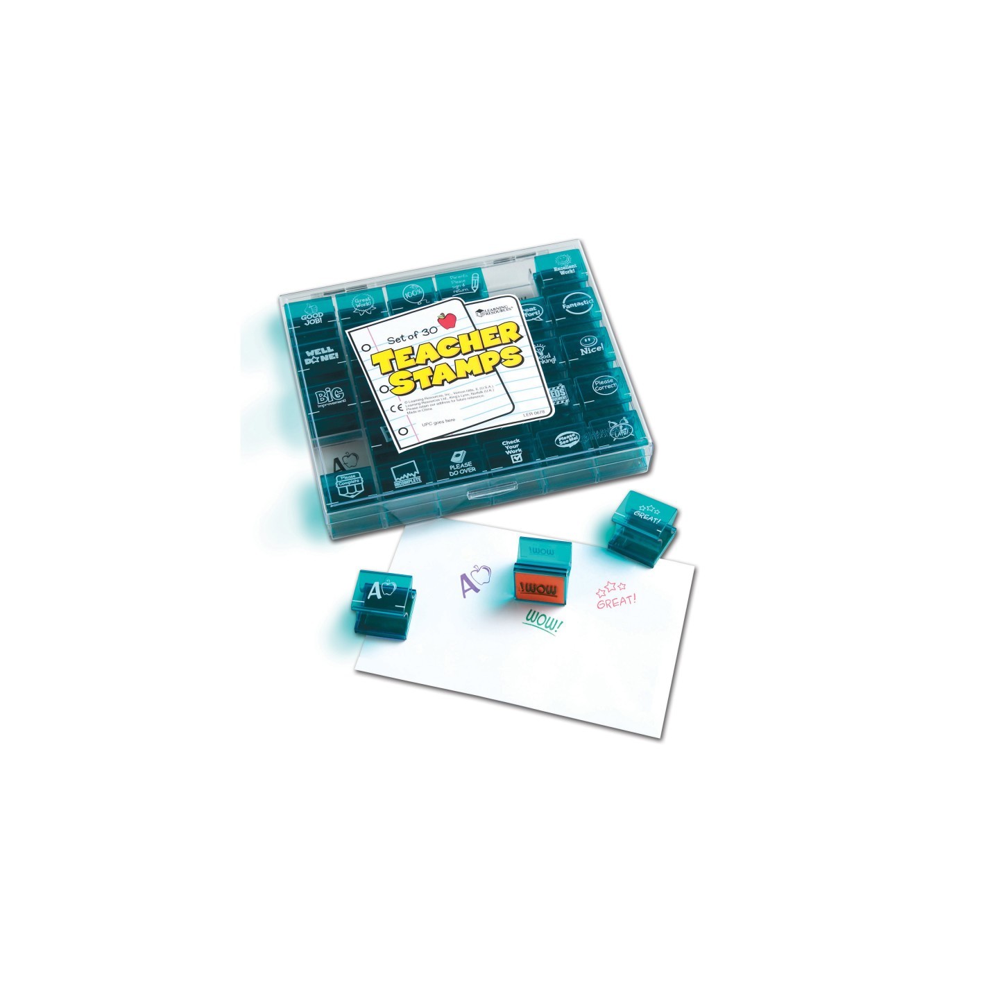 Learning Resources Teacher Incentive Stamps, 30 Pieces
