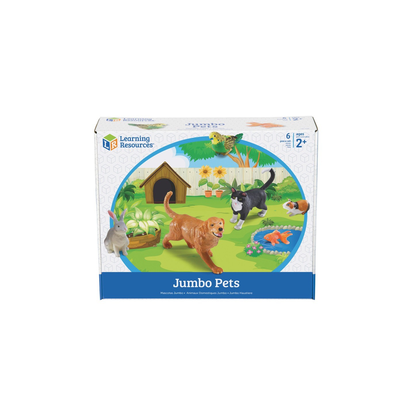 Learning Resources Jumbo Pets, Set of 6