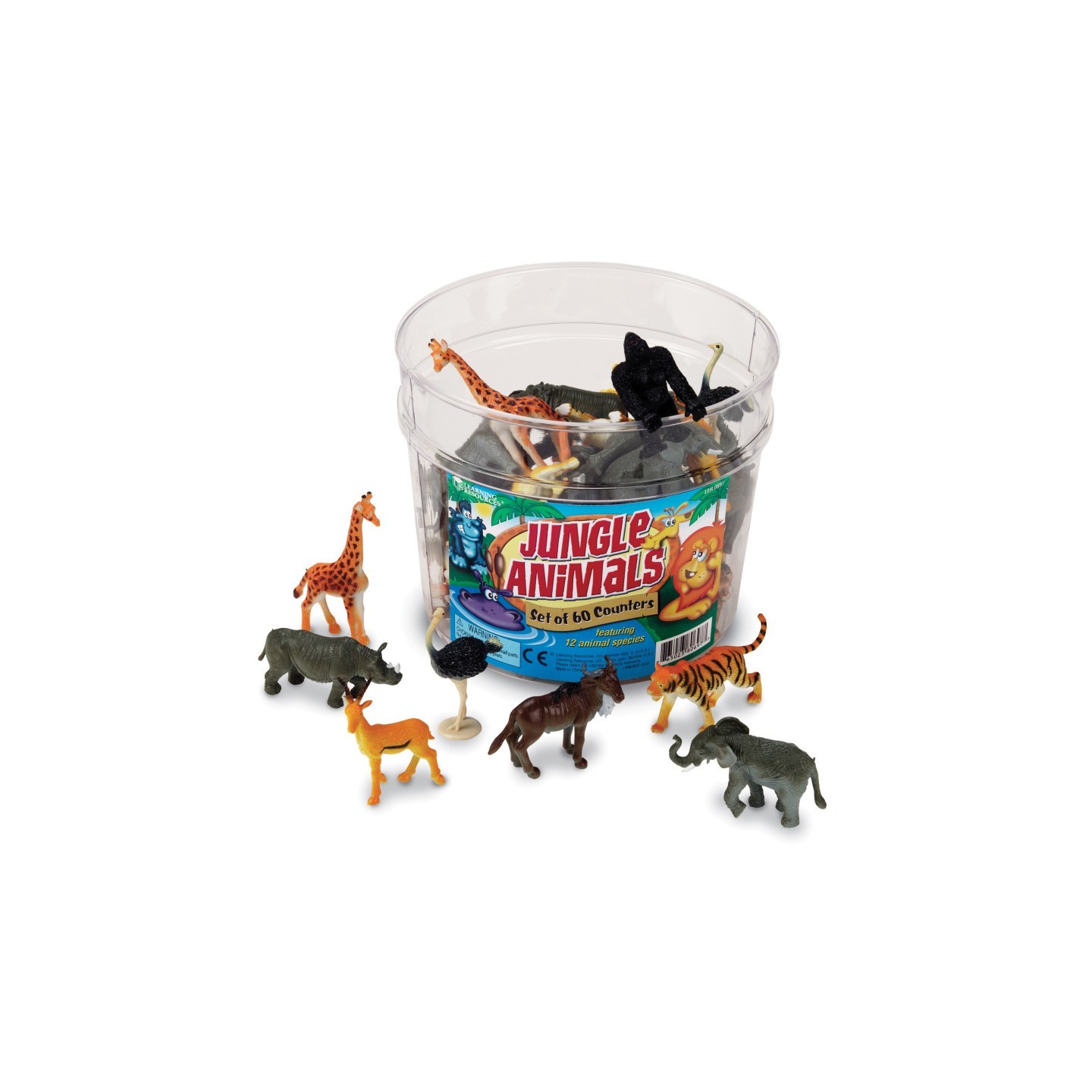 Learning Resources Jungle Animal Counters, Set of 60