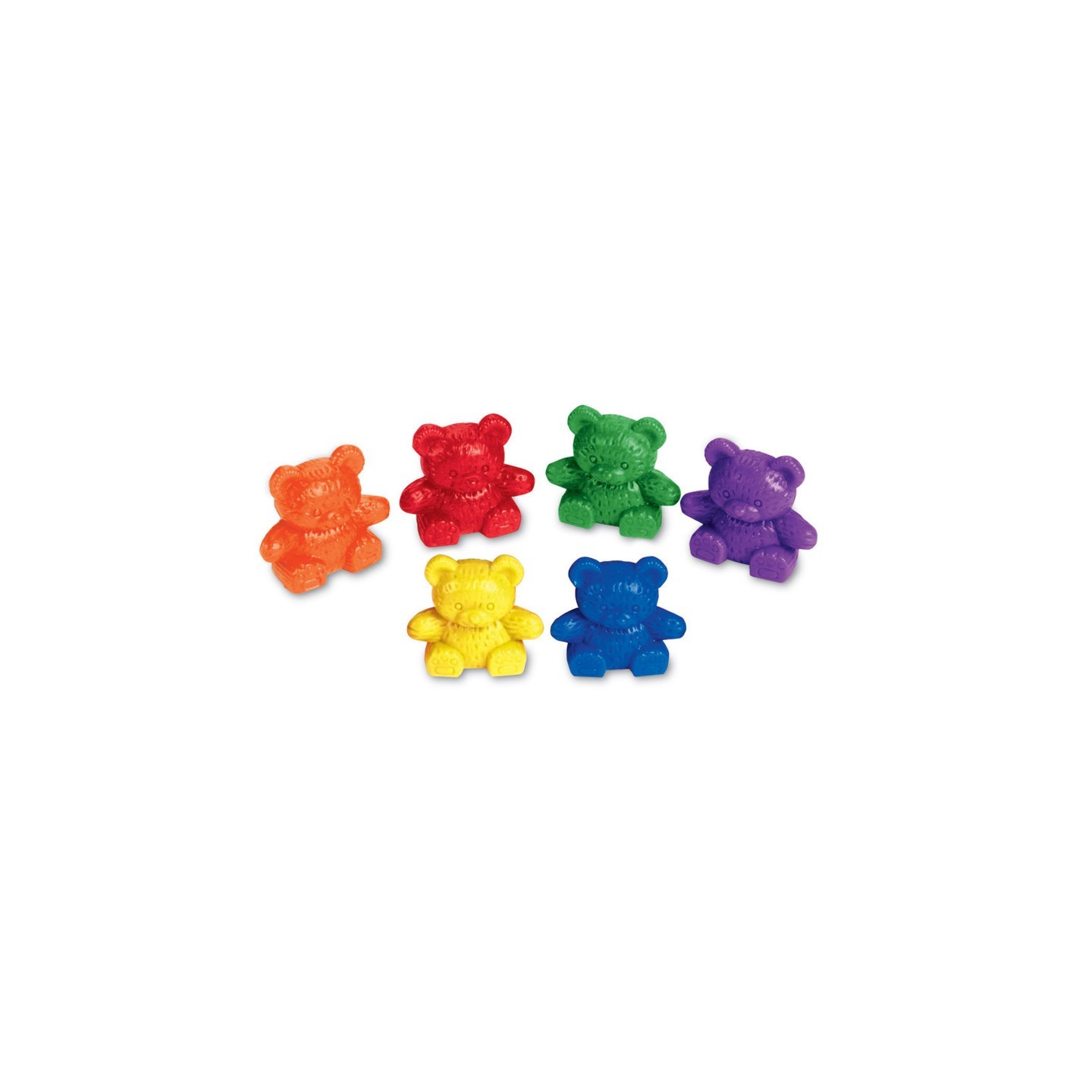 Learning Resources Baby Bear Counters, 6 colors, Set of 102