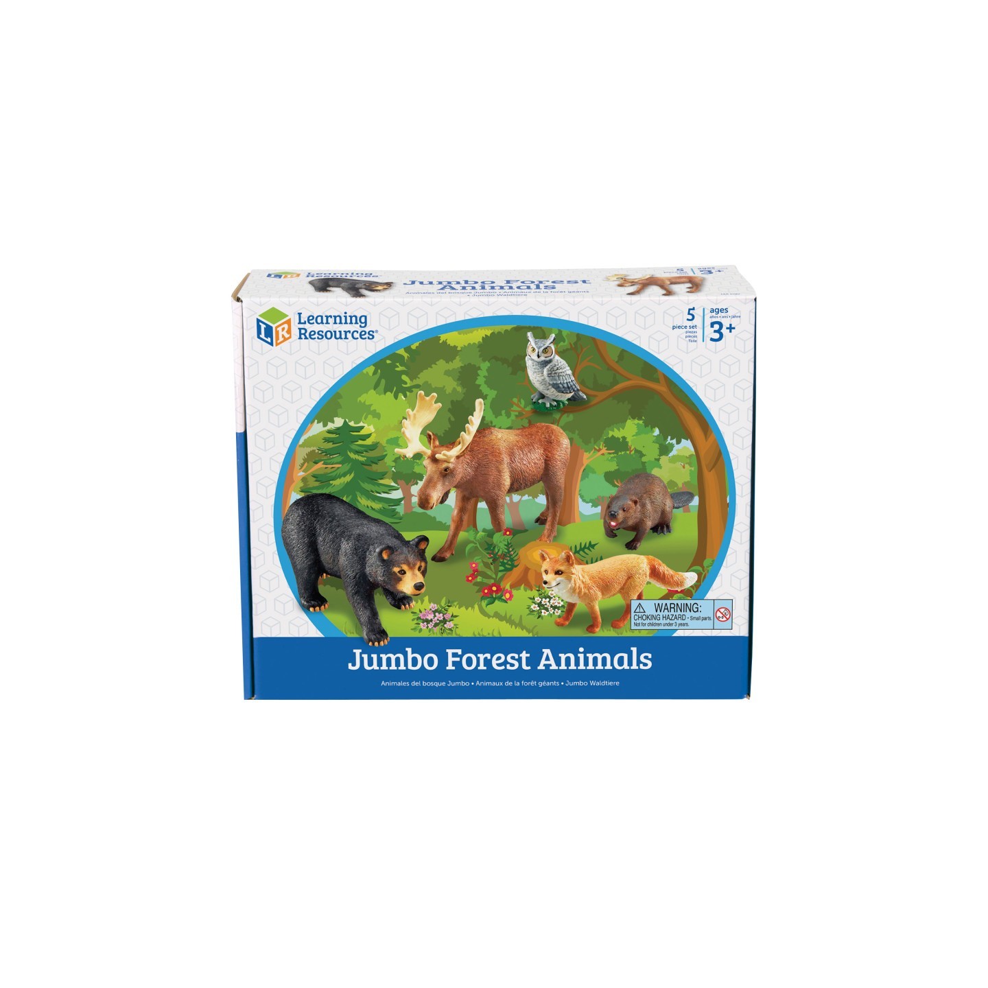 Learning Resources Jumbo Forest Animals, Set of 5