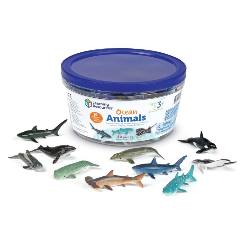 Learning Resources Ocean Creatures, Set of 50